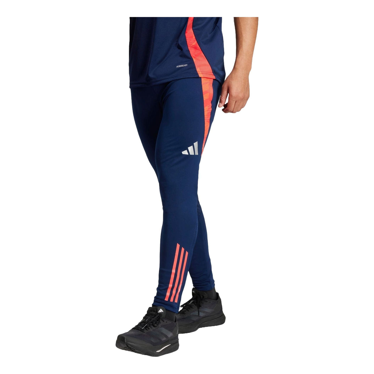 adidas Manchester United Tiro 24 Training Football Pants Asia Sizing 'Blue Orange' IT2012