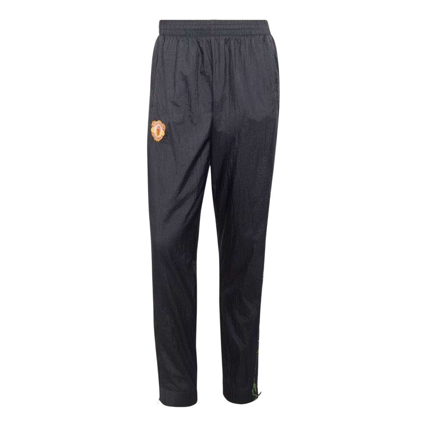 adidas Manchester United Woven Pant 90 Asia Sizing 'Black' KD5816