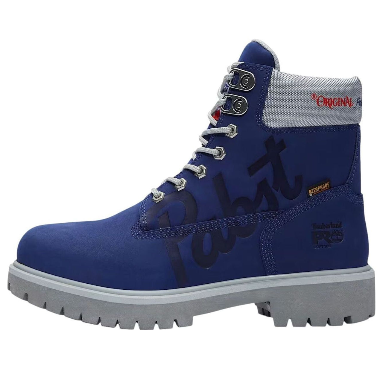 Timberland PRO x Pabst Blue Ribbon 6 Inch Soft Toe Work Boot 'Blue Nubuck' TB0A6413-ES2