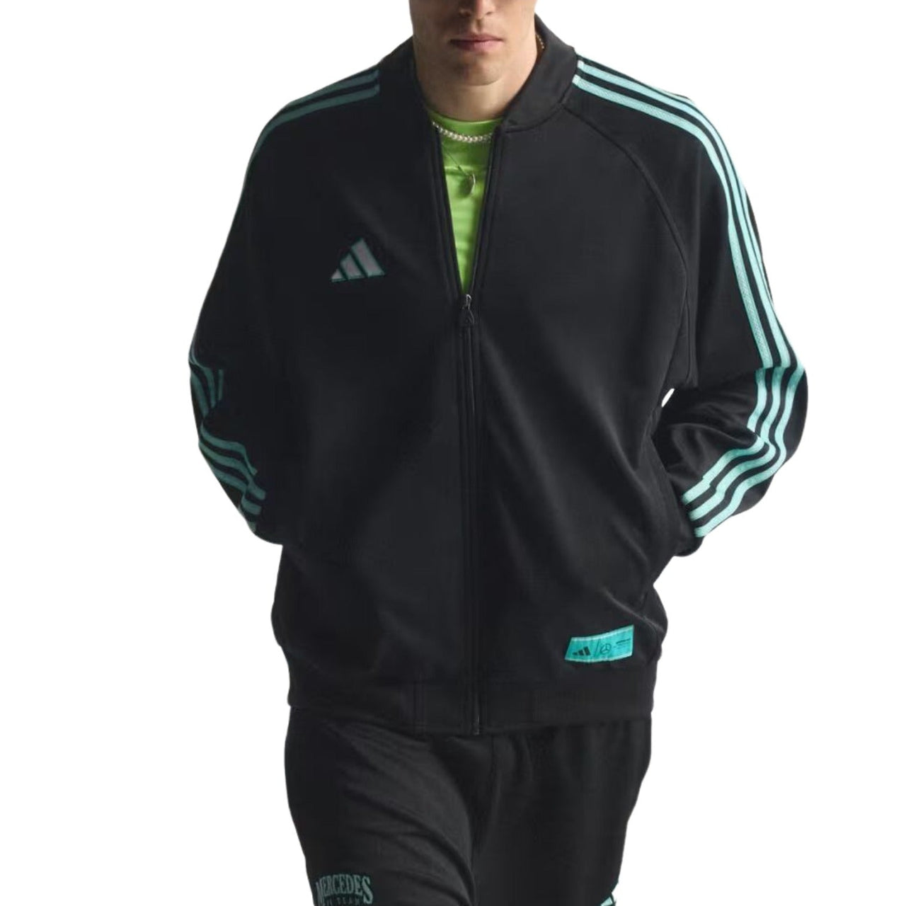 adidas x Mercedes - AMG Petronas Formula One Team Las Vegas Track Jacket 'Black White' KG4745