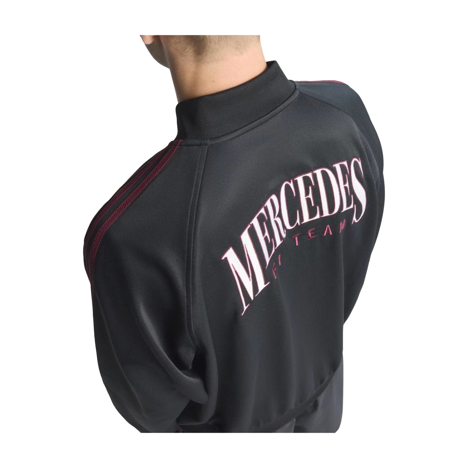 adidas x Mercedes - AMG Petronas Formula One Team Las Vegas Track Jacket 'Victory Crimson Black' KG4798