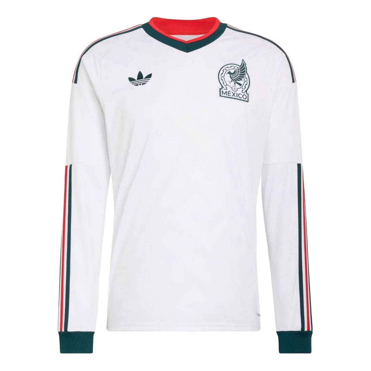 adidas Mexico 2026 Away Long Sleeve Jersey 'White' JZ2821