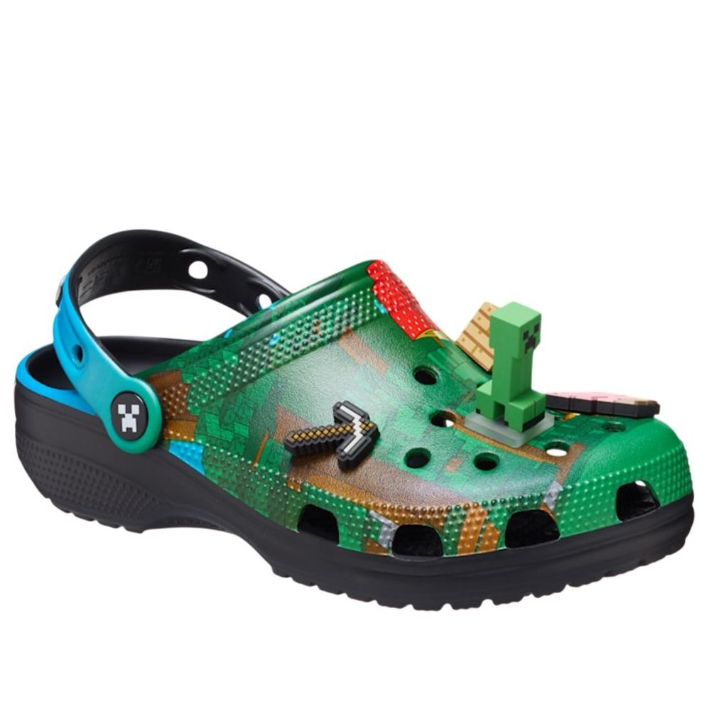 Crocs x Minecraft Clog 'Green Black' 210829-90H