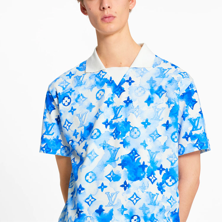 LOUIS VUITTON SS21 Polo Shirt Men's Blue