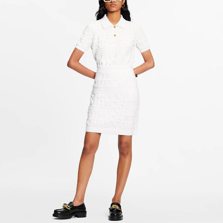 LOUIS VUITTON New Quarterly Products Of LV Casual Short Skirts Women's White