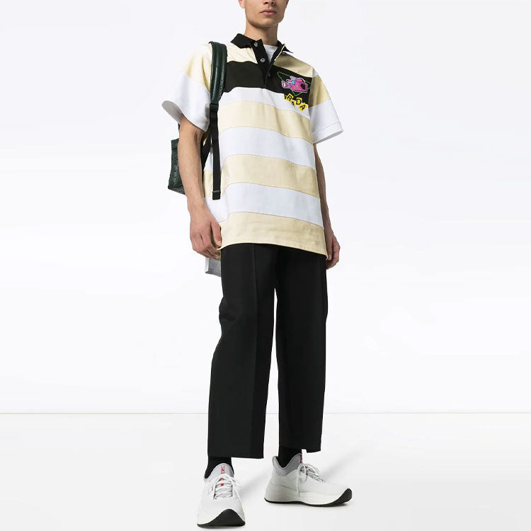 PRADA Striped Polo Shirt