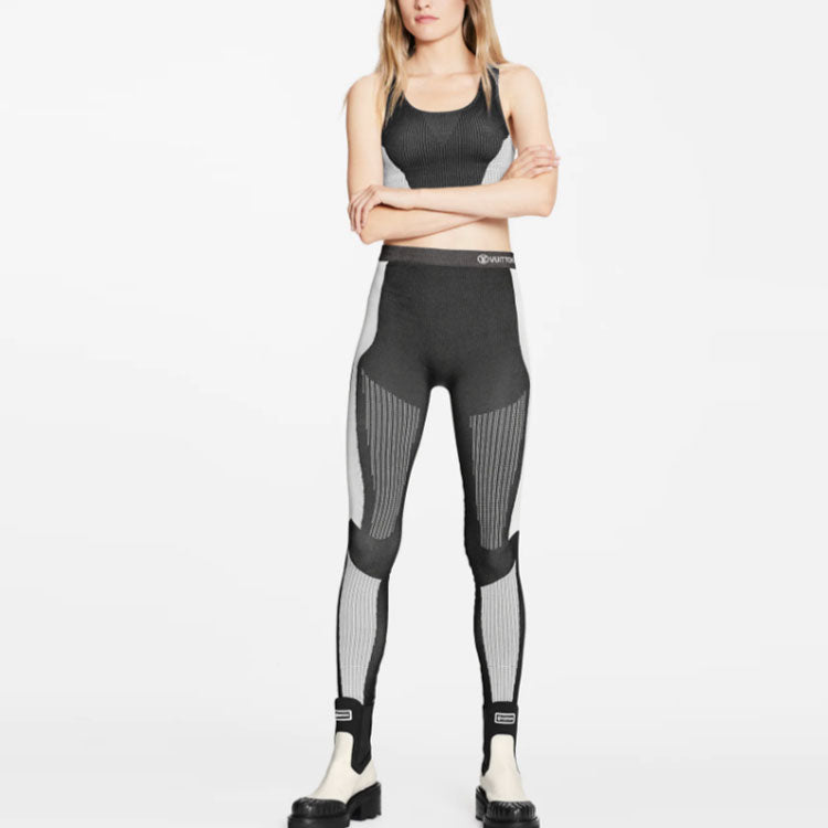 LOUIS VUITTON New Quarterly Products Of LV Athletic Trousers Women's Gray