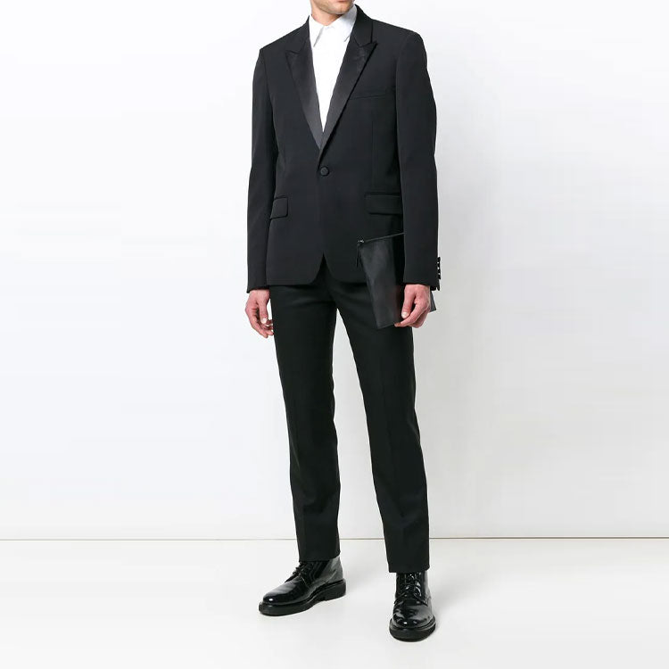 SAINT LAURENT Single Breasted Tuxedo Jacket