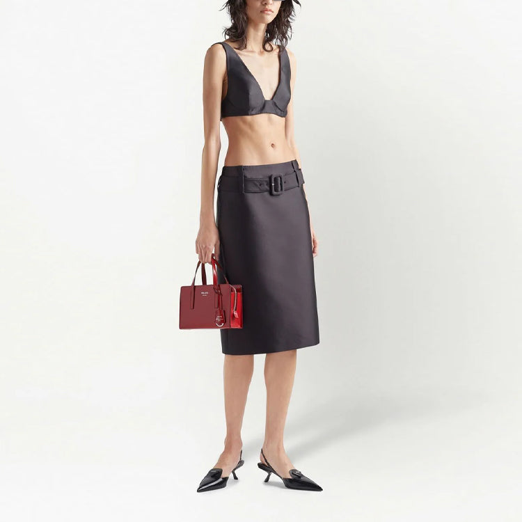 PRADA Casual Long Skirts Women's Black