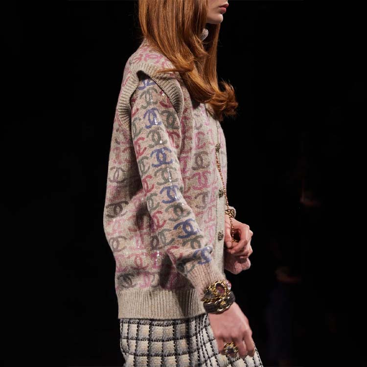 CHANEL FW22 Sweater Women's Pink