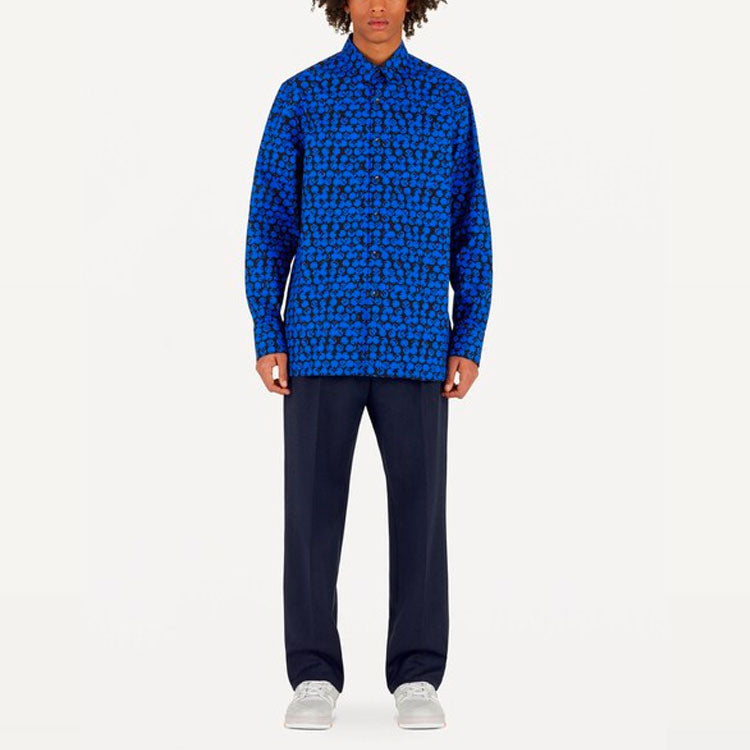 LOUIS VUITTON New Quarterly Products Of LV Shirts Men Blue