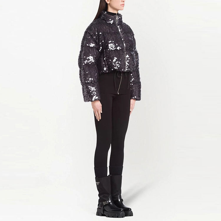 PRADA Down Jackets Women's Dark Purple