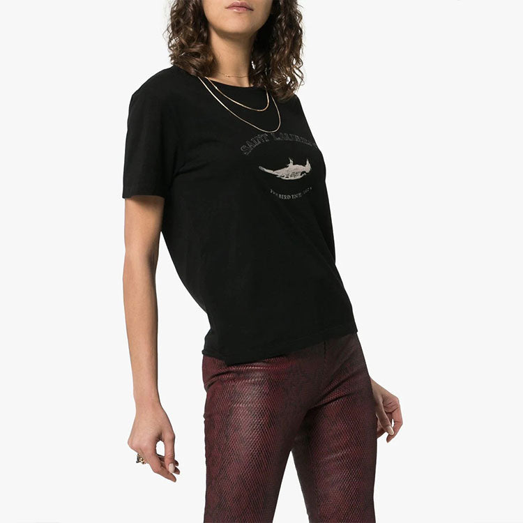 SAINT LAURENT T-Shirts Women's Black