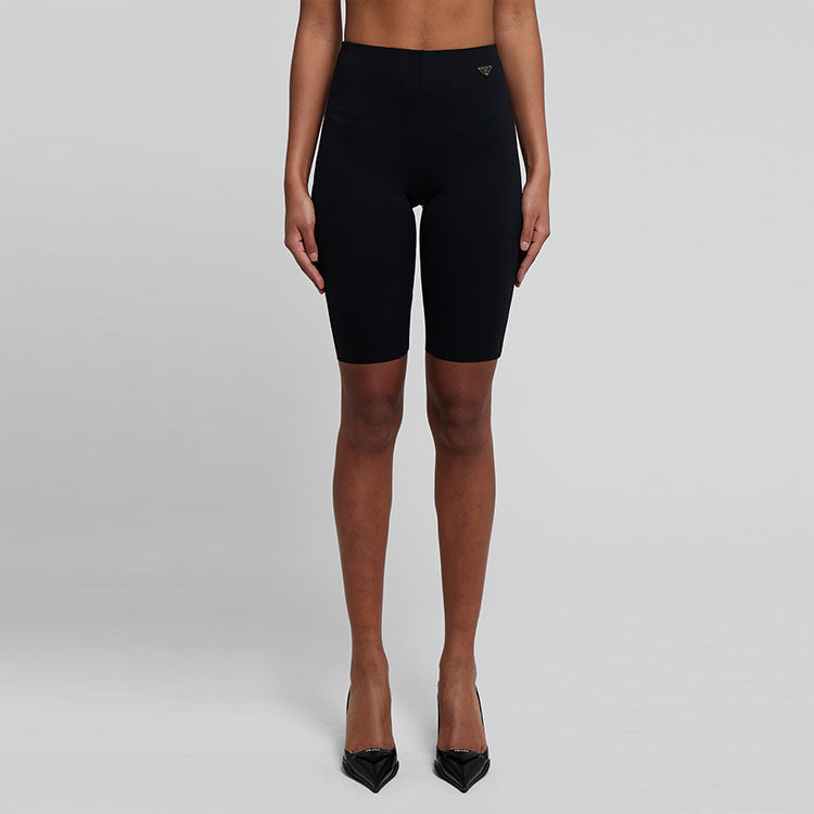 PRADA Stretch Jersey Biker Shorts Black