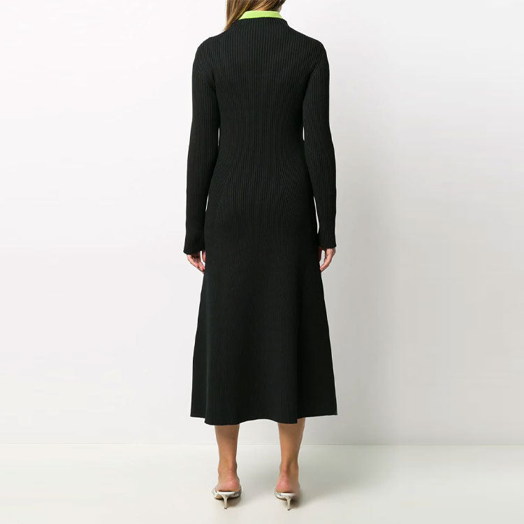 PRADA FW21 Long-Sleeved Dresses Women's Black