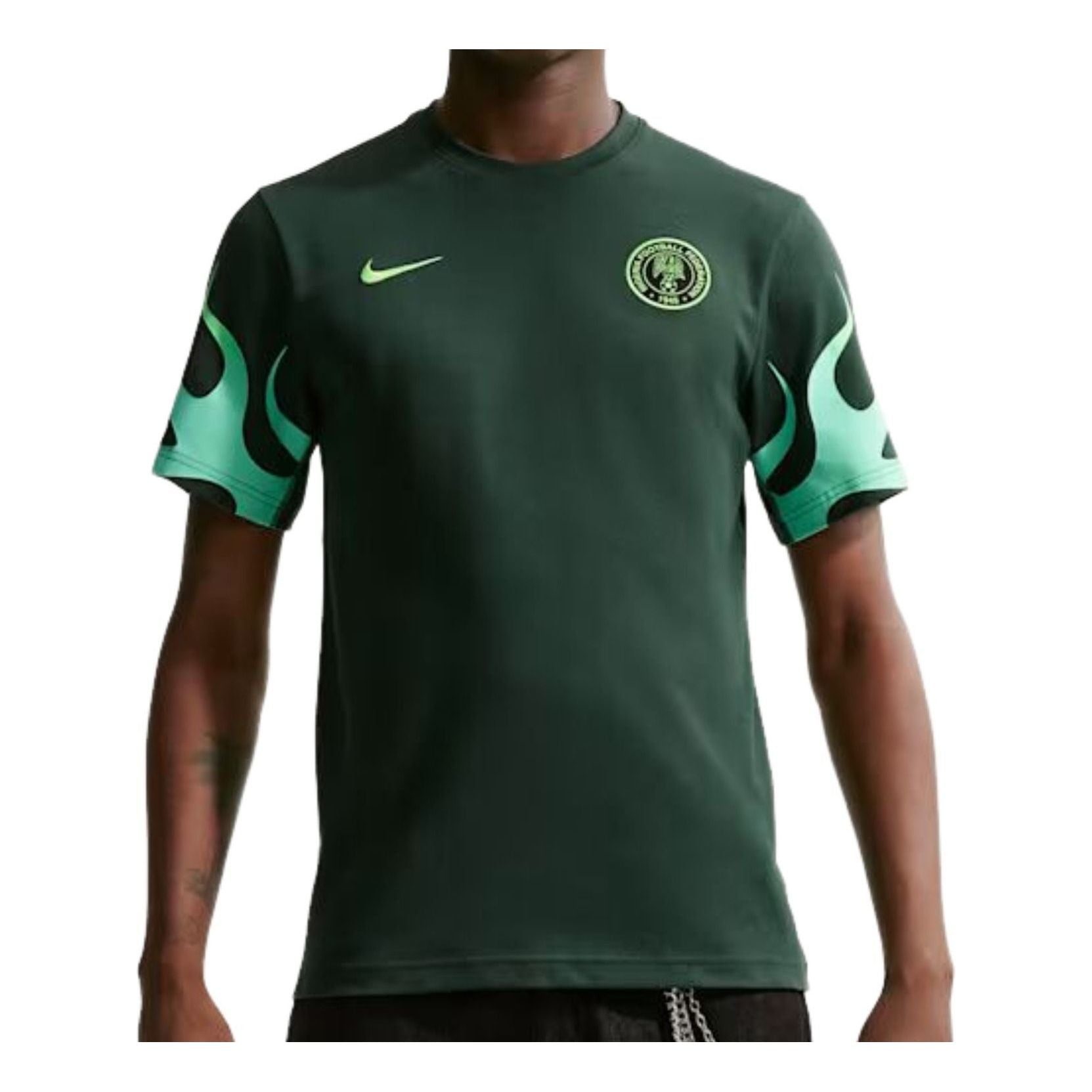 Nike Nigeria 2026 Primary T-Shirt 'Pro Green Electric Green' IB6232-397