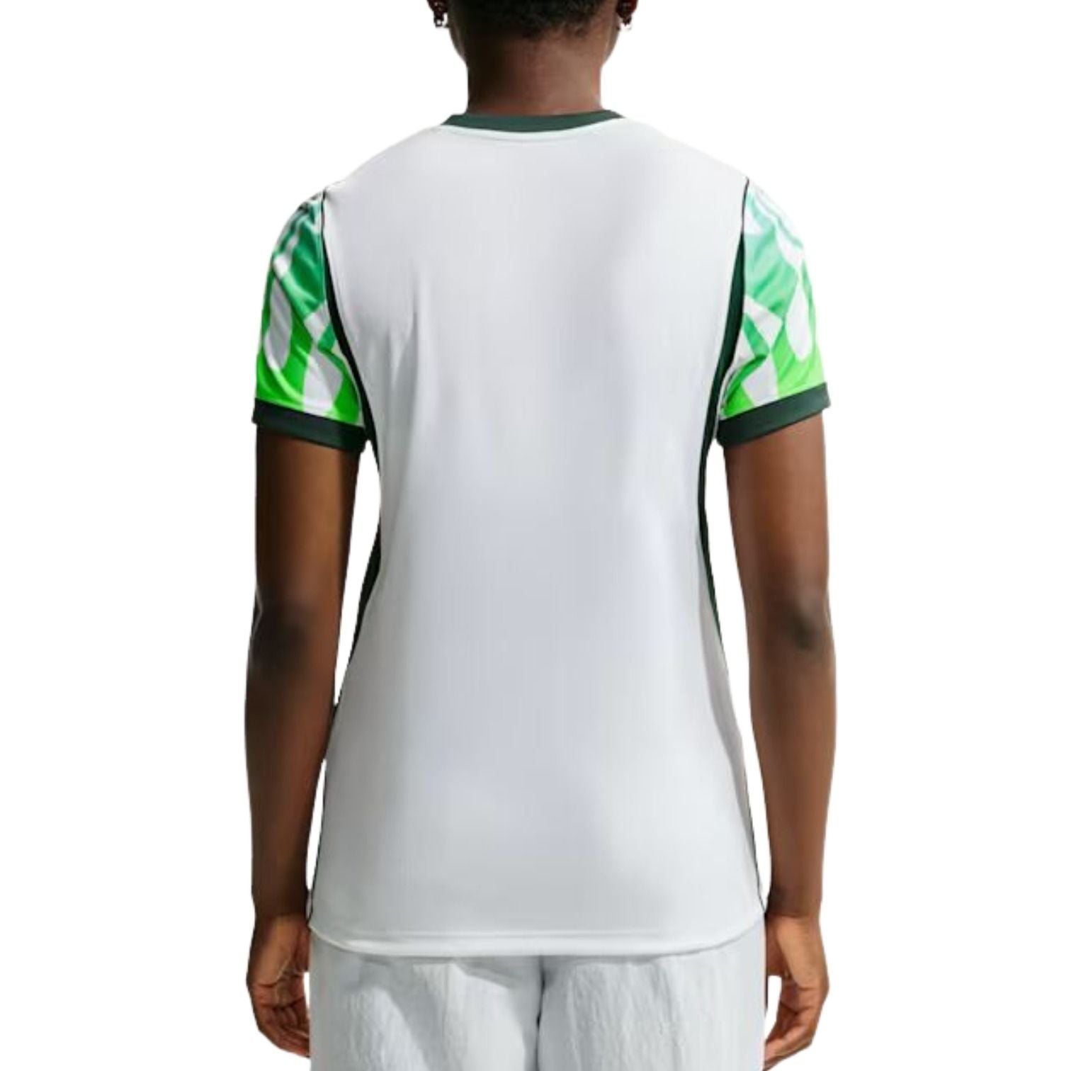 (WMNS) Nike Nigeria 2026 Stadium Away Dri-FIT Replica Jersey 'White Green Glow Black' IB4583-100
