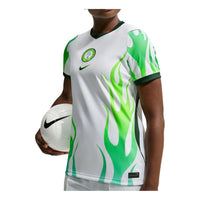 (WMNS) Nike Nigeria 2026 Stadium Away Dri-FIT Replica Jersey 'White Green Glow Black' IB4583-100