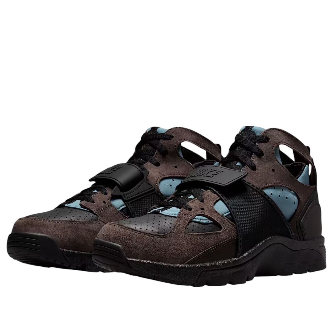 Nike Air Trainer Huarache 'Black Smokey Blue Velvet Brown' IB0497-001