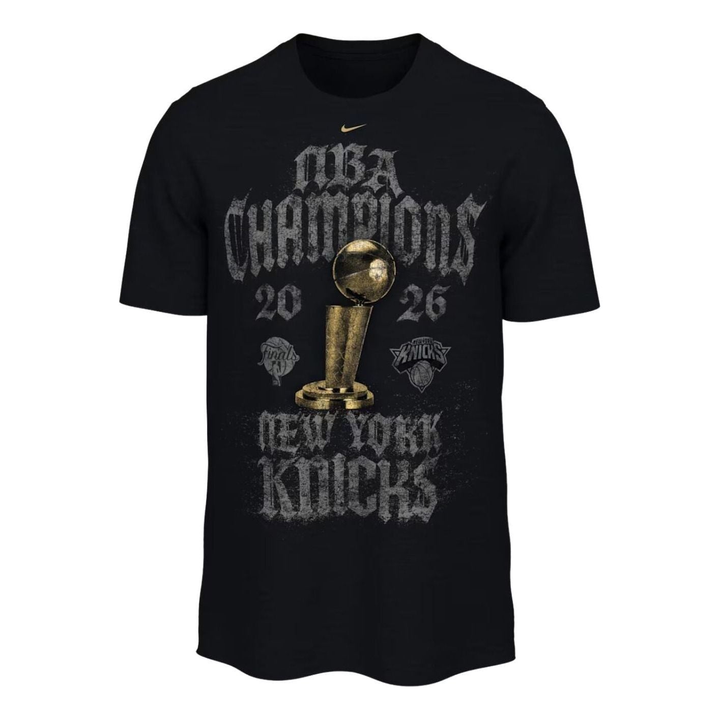 Nike New York Knicks 2025-26 Champions T-Shirt 'Black' JJ0597-010