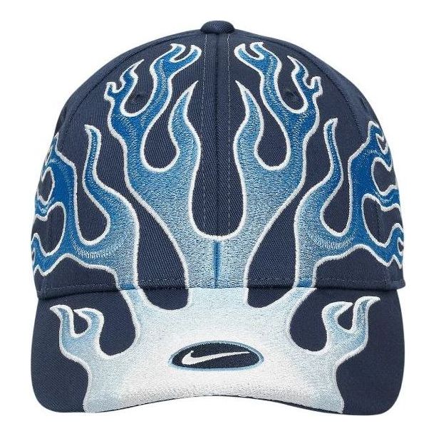 Nike Club Cap Structured OG Flame Cap 'Navy Blue' HV6642-410