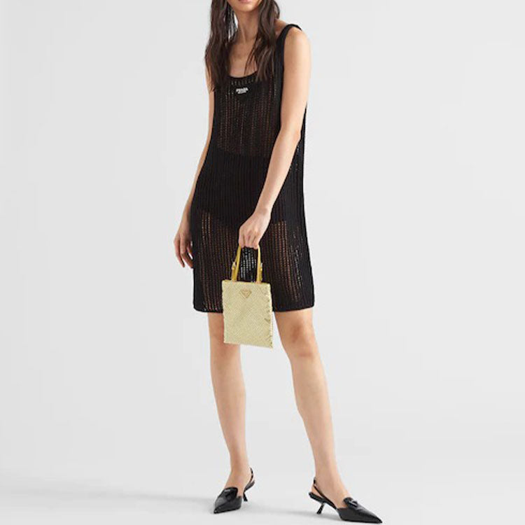 PRADA Slip Dresses Women's Black