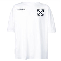 Off-White Flamed Bart Mega Over Tee OW066-350188-WH