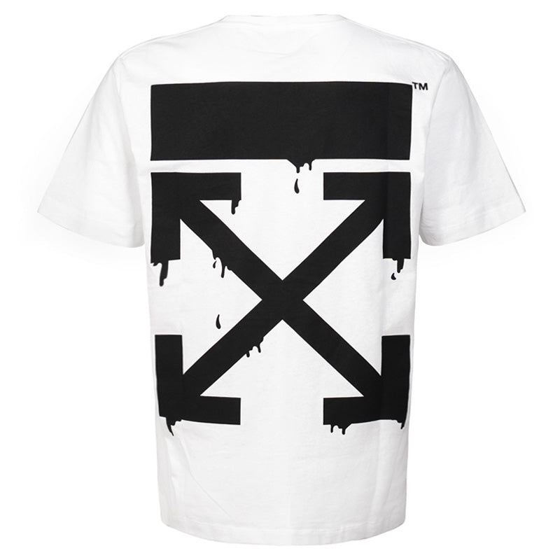 Off-White Bart Peace Sign SS Slim Tee 'White' OWKC027-0188-WH