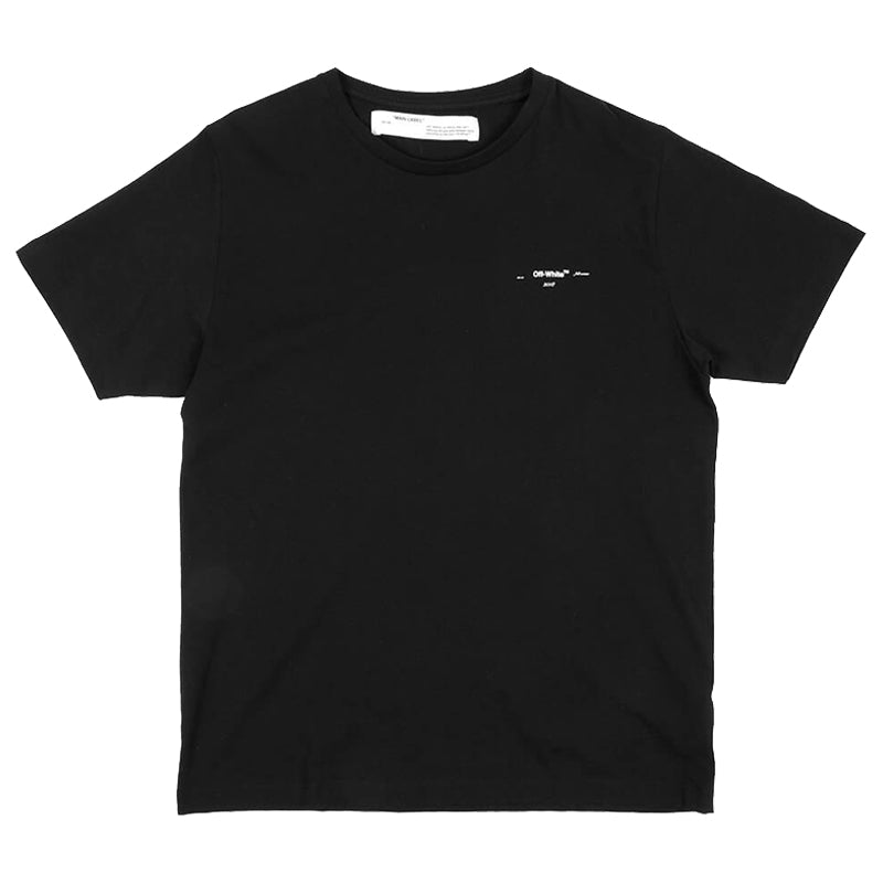 Off-White Slim Fit 3D Marker Graphic Print T-Shirt /White OWKC027-1001-BK