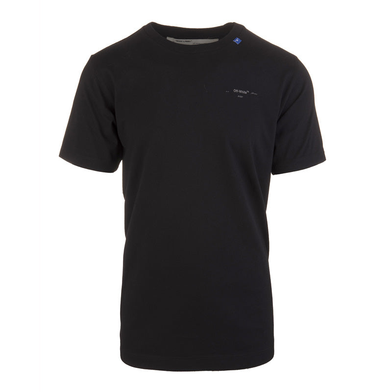 Off-White Unfinished SS Slim Tee OWKC027-1091-BK