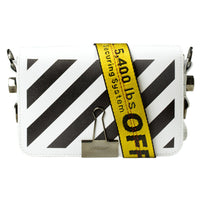 Off-White Diag Mini Flap Bag OWNA038E18423071-WH