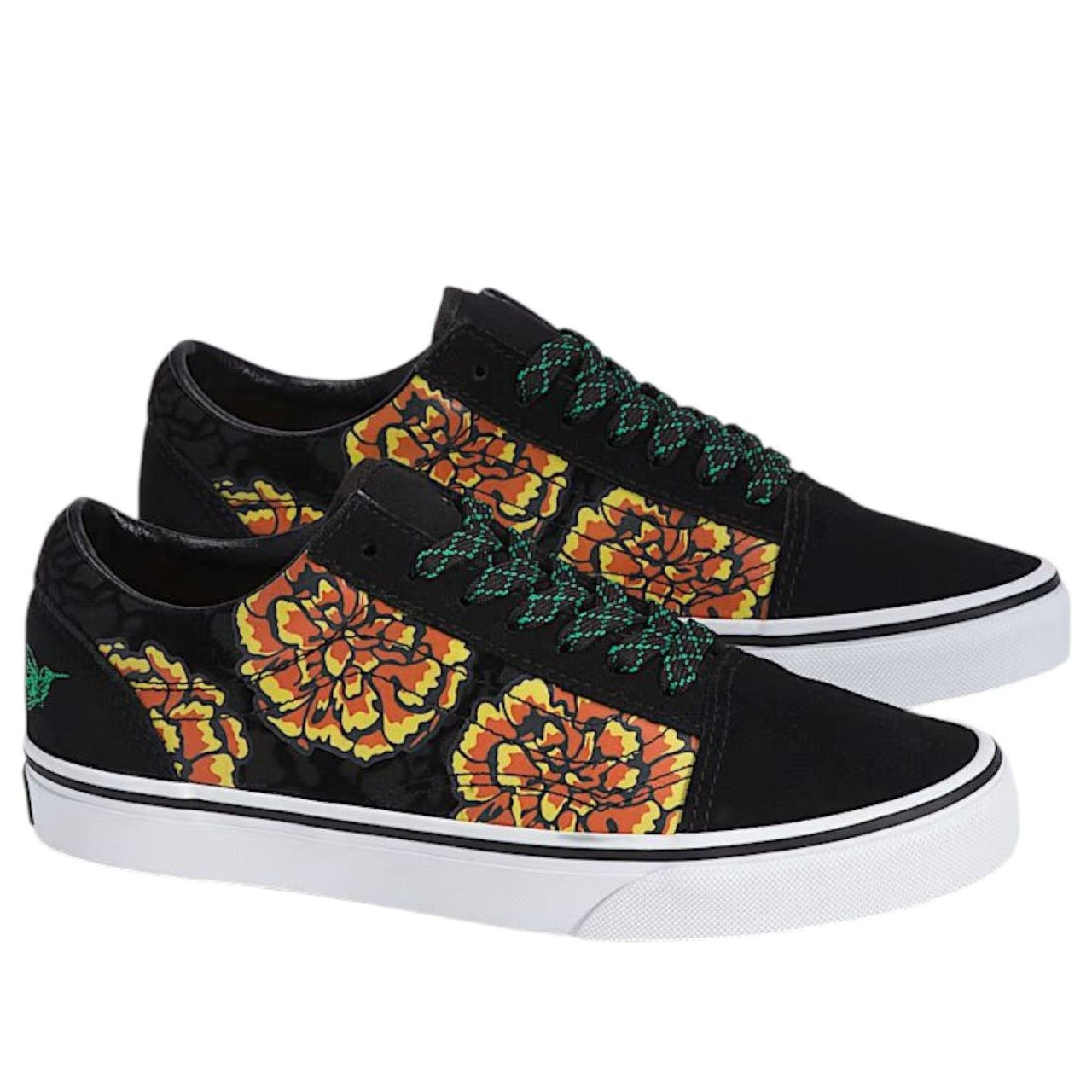 Vans Old Skool Dia de los Muertos 'Black Yellow Orange' VN000E8WGIN