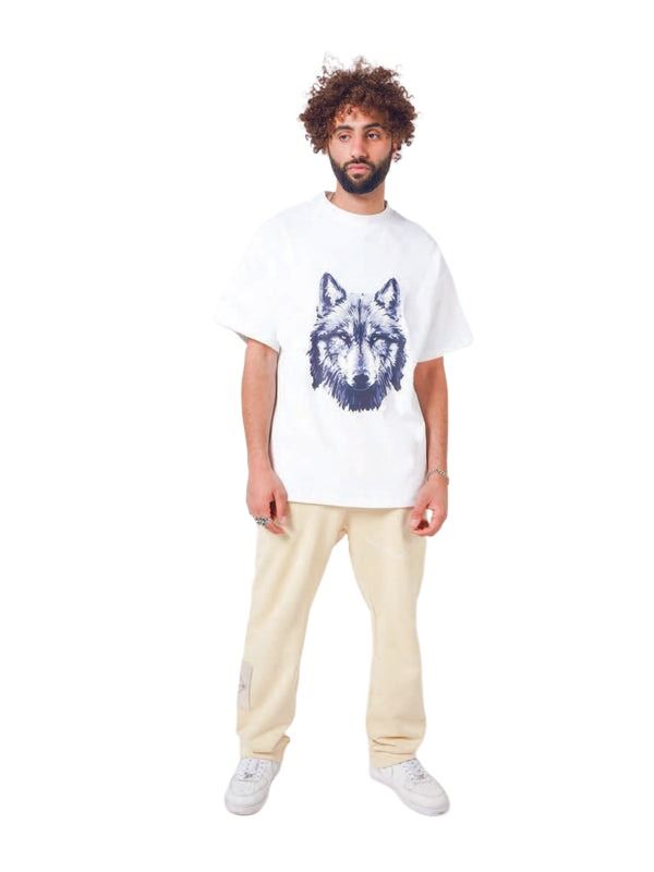 House of Cenmar Pants with The Power Of Dreams Print 'Beige' HOC-SJG