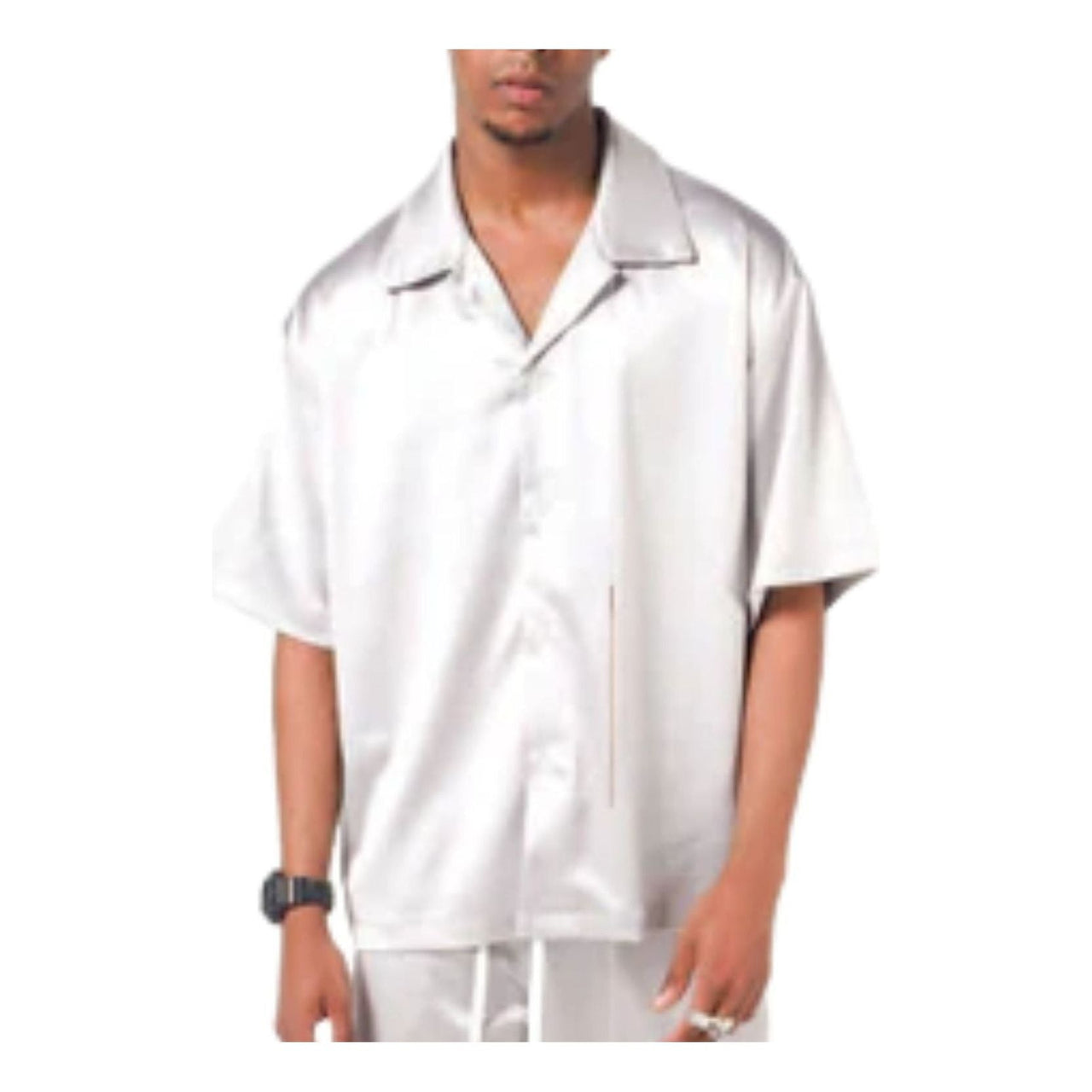 House of Cenmar Satin Shirt 'Beige' HOC-BSH