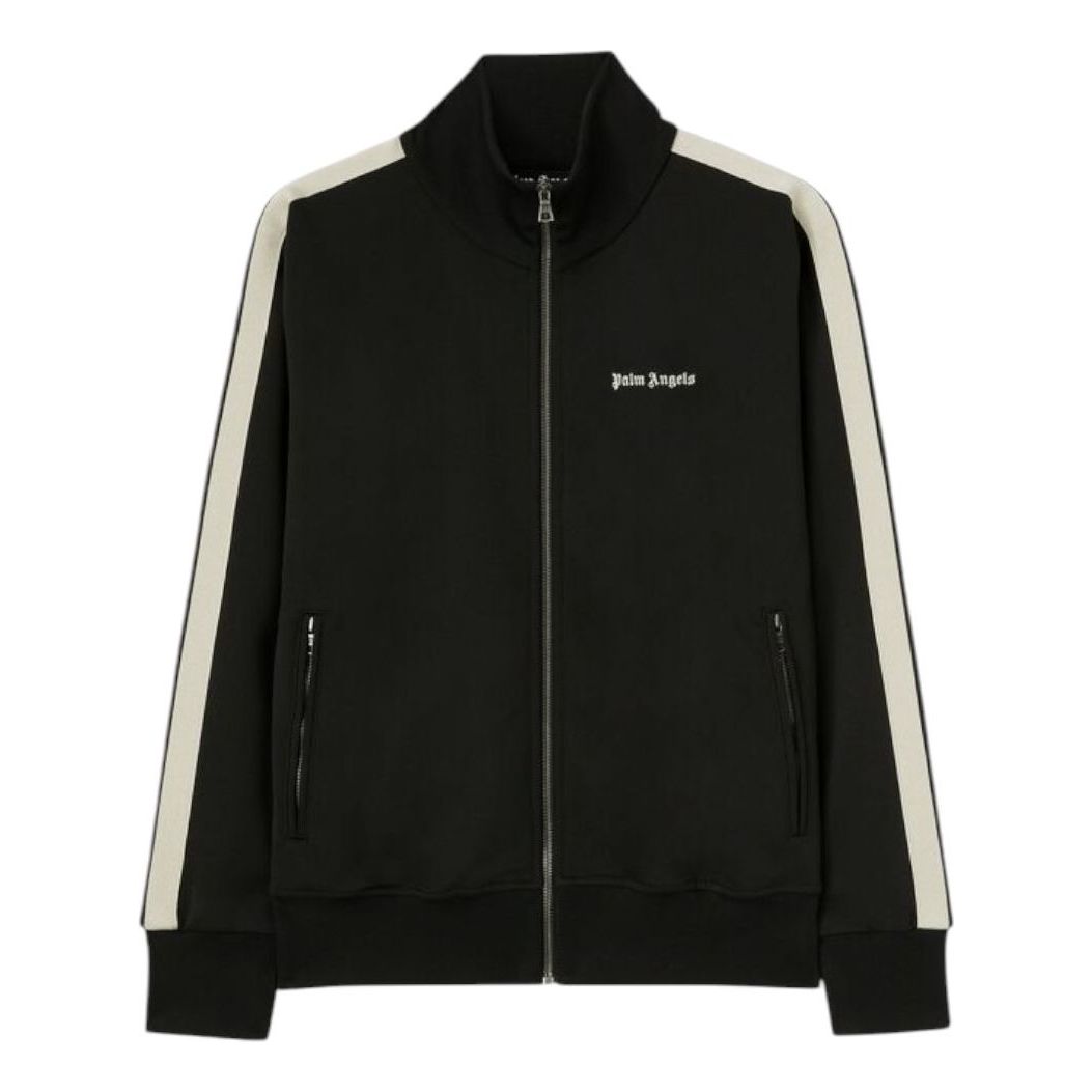 Palm Angels Classic Logo Track Jacket 'Black Off White' PMBD058C99FAB0021003