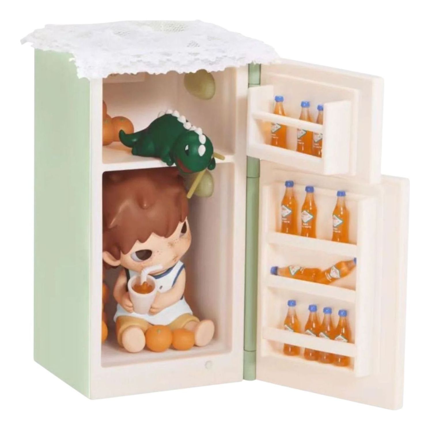 Pop Mart Hirono Figurine at the PTS International Toy Show 'Orange Soda' PPMT-2507-0038-914835962