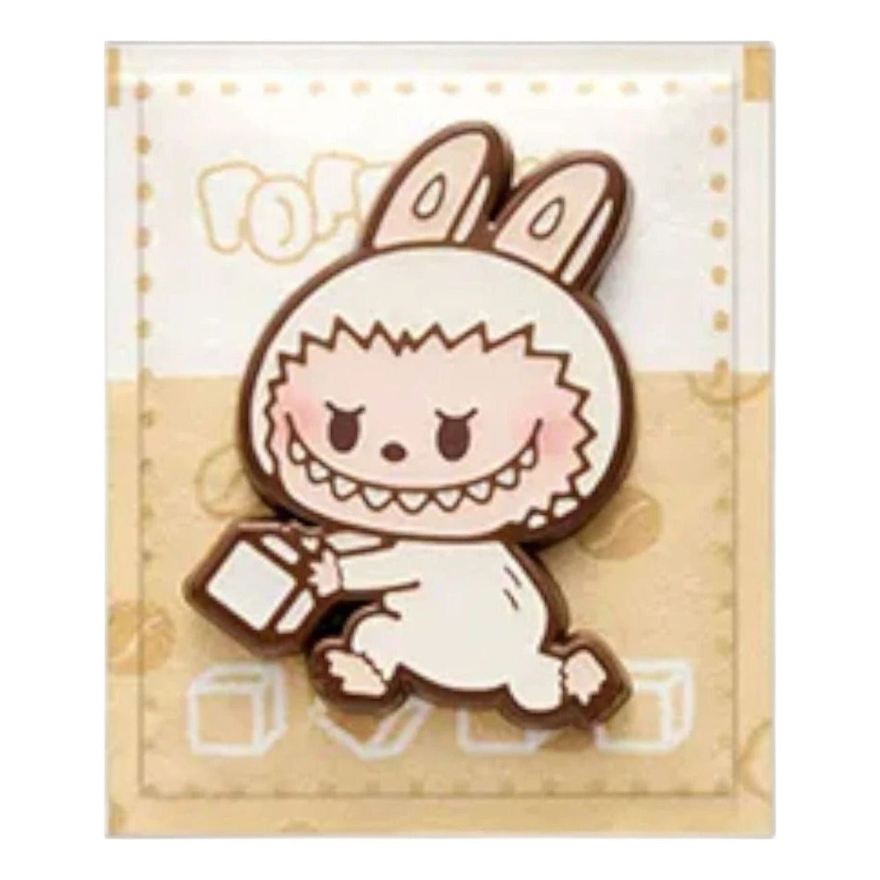 Pop Mart Pop Bean Coffee Factory Fridge Magnet 'Labubu White Sugar Seasoning' PPMT-2508-0039-935386188