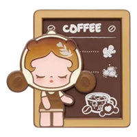 Pop Mart Pop Bean Coffee Factory Fridge Magnet 'Skullpanda Coffee Moment' PPMT-2508-0039-935386186