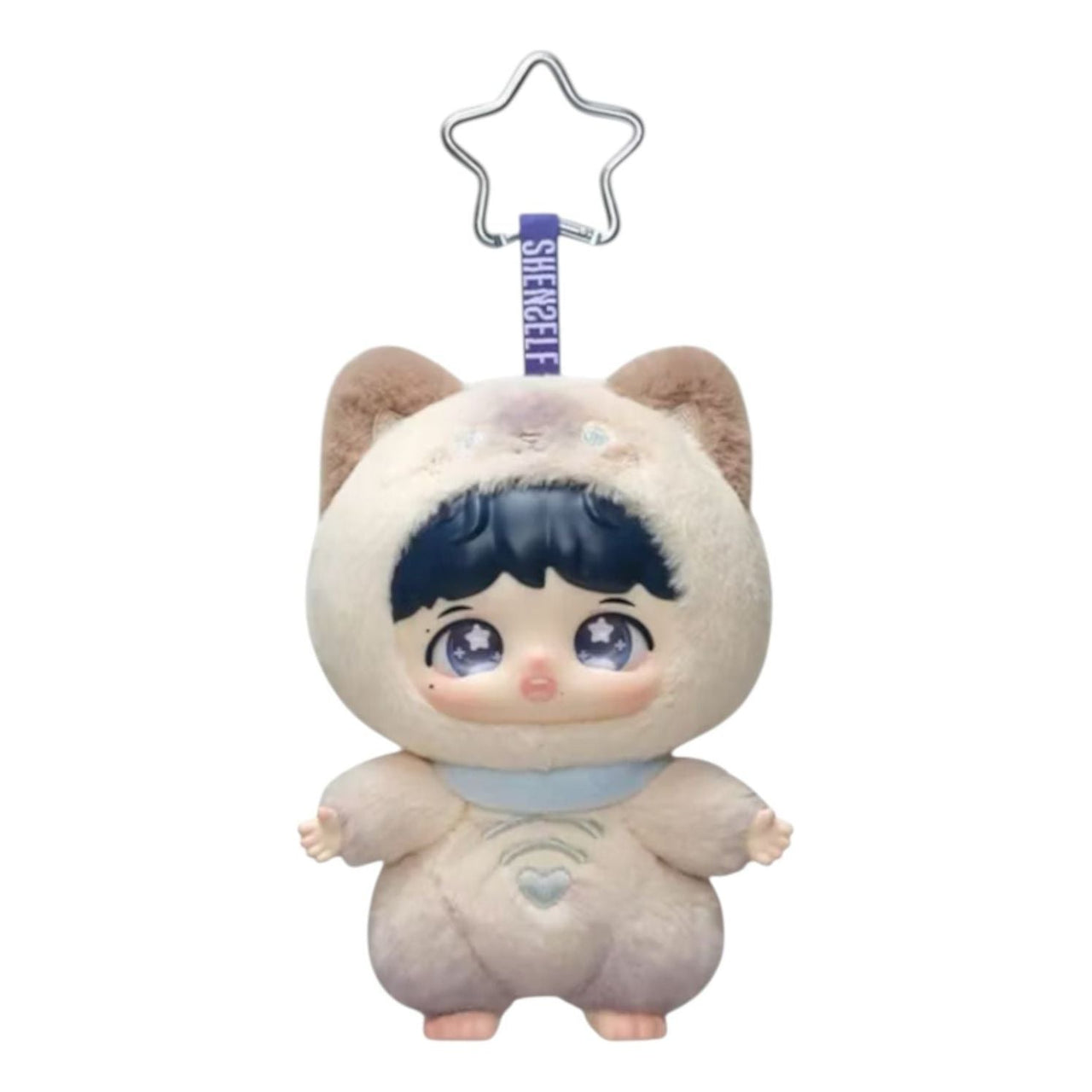 Pop Mart Zhou Shen Shenself Vinyl Plush Doll Pendant 'Wala Li Longla' PPMT-2508-0080-WLL