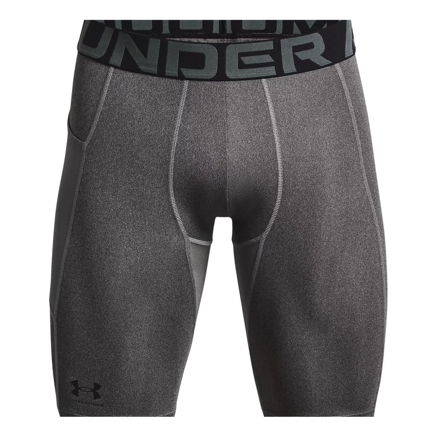 Under Armour HeatGear Pocket 9" Long Shorts Asia Sizing 'Carbon Heather Black' 1361602-090