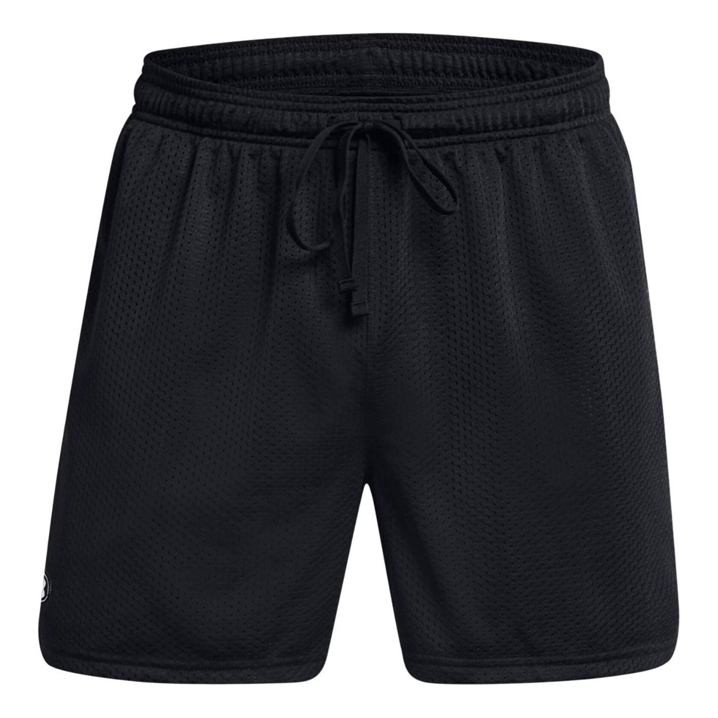Under Armour Icon Mesh 5" Shorts 'Black White' 1383355-001