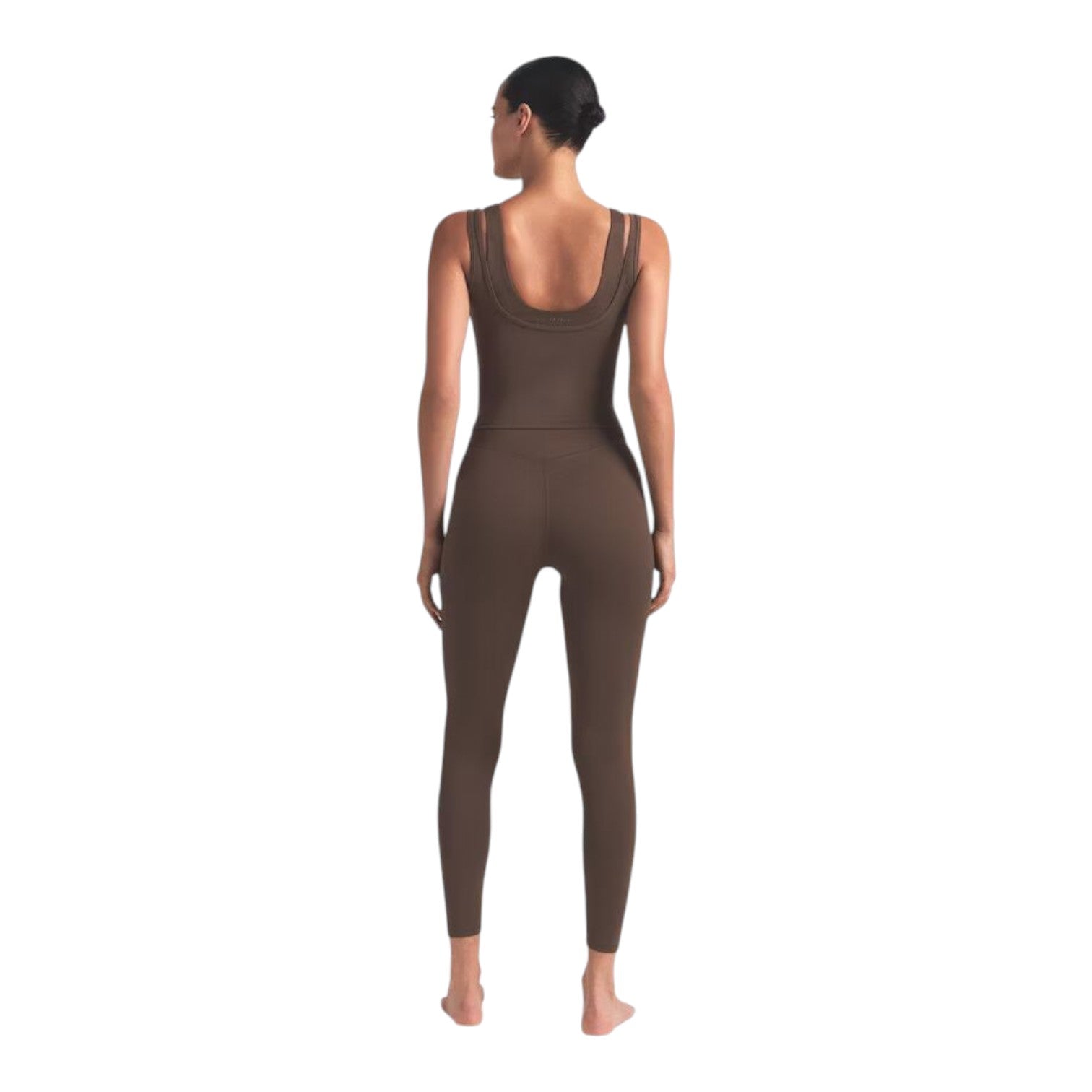 (WMNS) Nike x SKIMS Matte High-Waisted 26" Knee Grip Leggings 'Dark Sepia' PTLEG9495W-DSP