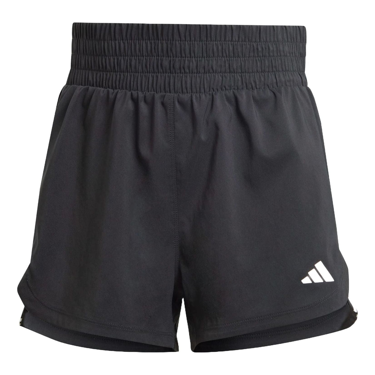 (WMNS) adidas Pacer Training 3-Stripes Woven High-Rise Shorts Asia Sizing 'Black White' IT7760