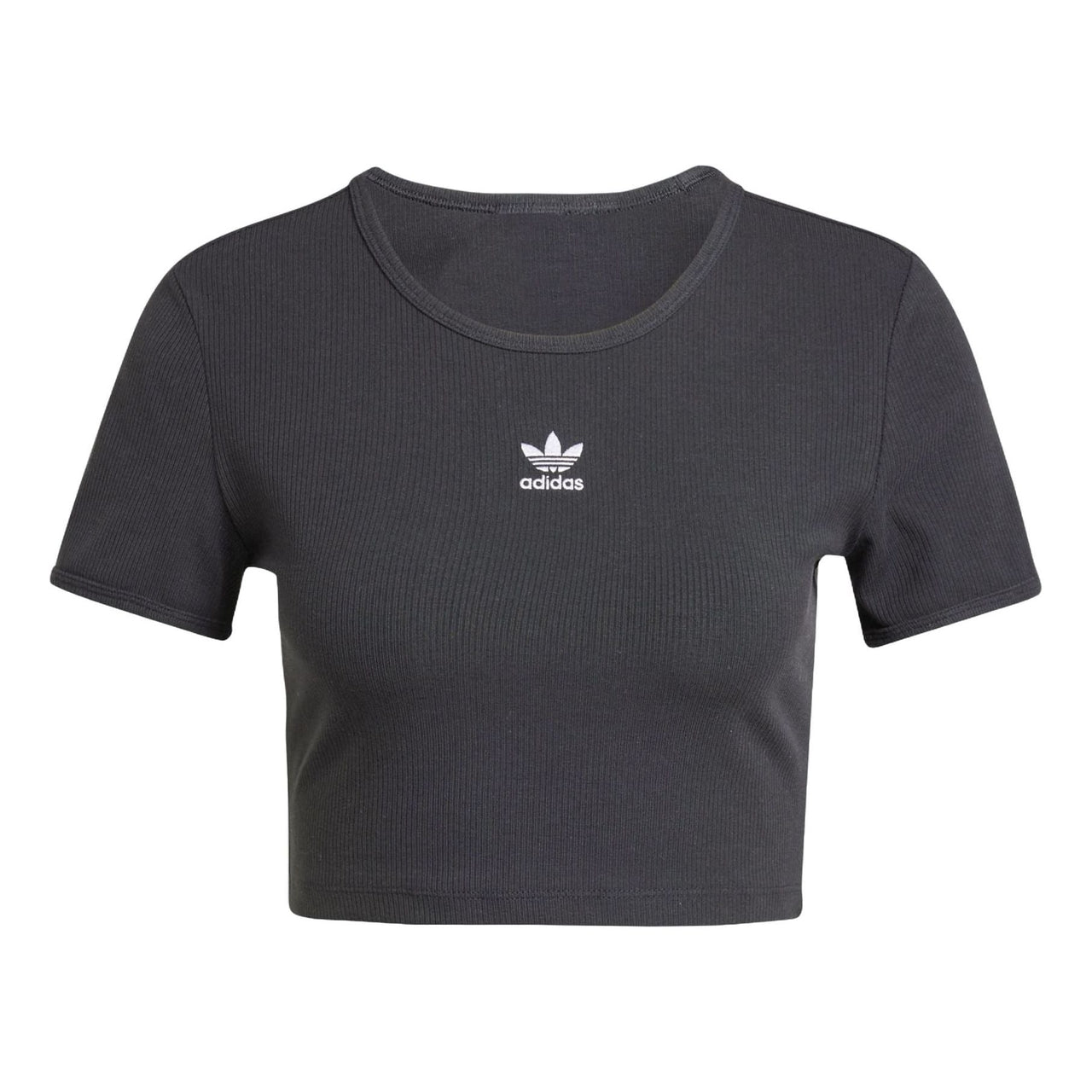 (WMNS) adidas Essentials Rib T-shirt 'Black' IY9664