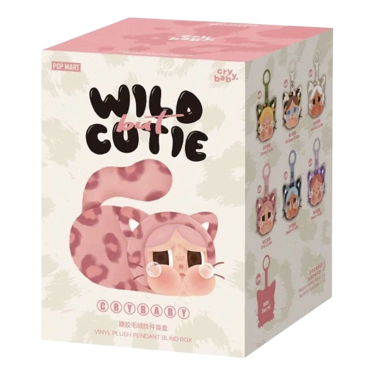 Pop Mart CryBaby Wild but Cutie Vinyl Plush Pendant Sealed Case (1 Blind Box) PPMT-2505-0012-859929258