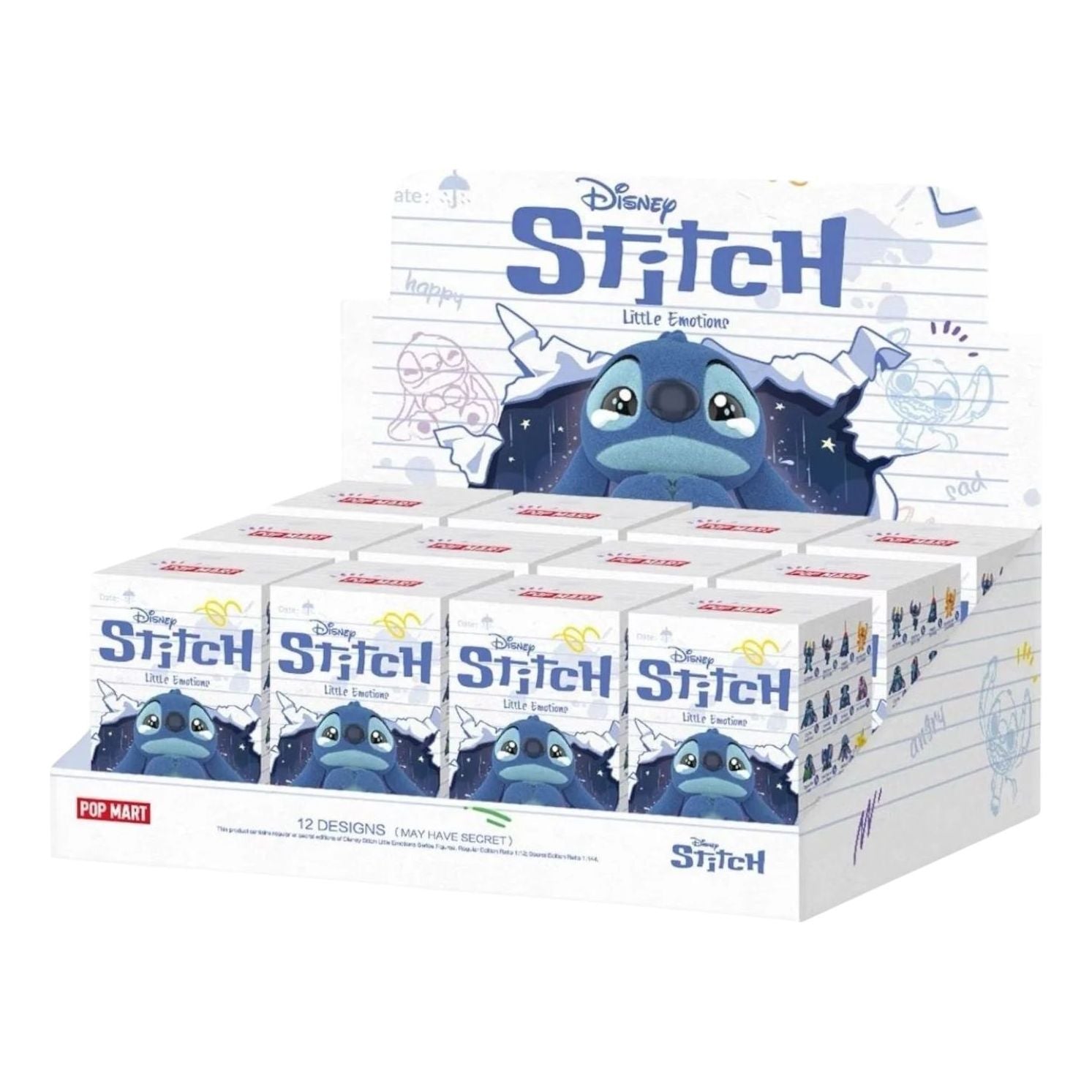 Pop Mart Disney Stitch Little Emotions Figure Sealed Case (12 Blind Boxes) PPMT-2504-0053-850466308