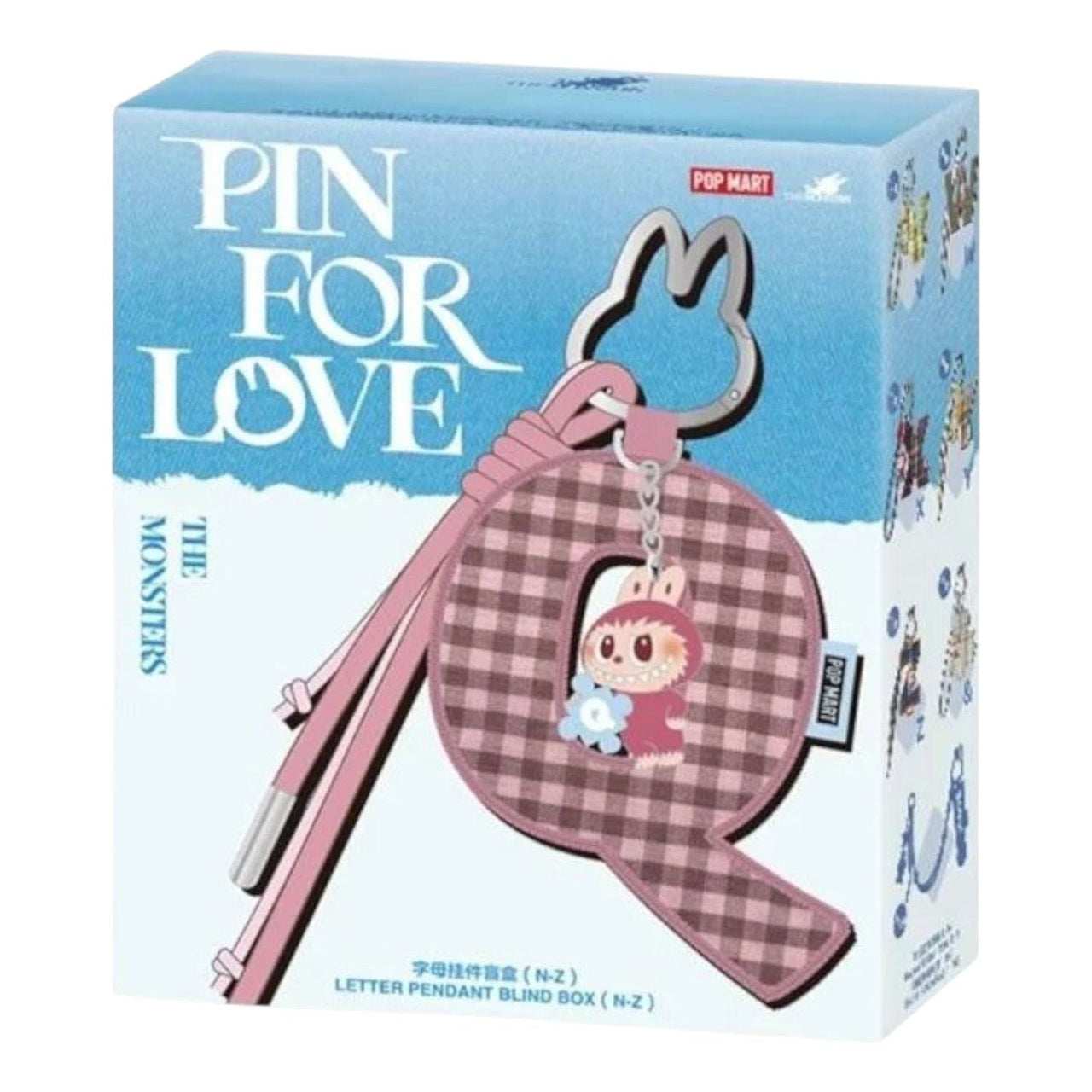Pop Mart The Monsters Labubu Pin for Love Letter Pendant Sealed Case (N-Z) (1 Blind Box) PPMT-2508-0027-945637370