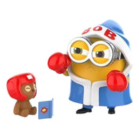 Pop Mart Minions Bedtime Stories by Bob and Tim Figures 'Boxing Fundamentals' PPMT-2506-0027-BF