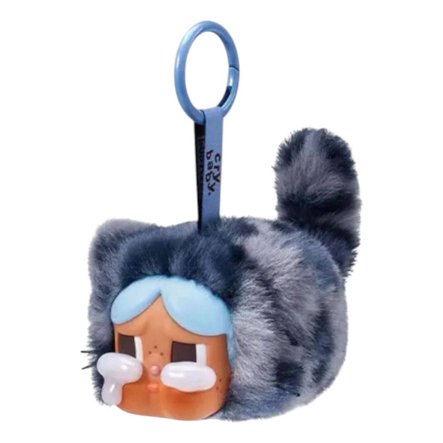 Pop Mart CryBaby Wild but Cutie Vinyl Plush Pendant 'Denim Cutie' PPMT-2505-0012-859929264
