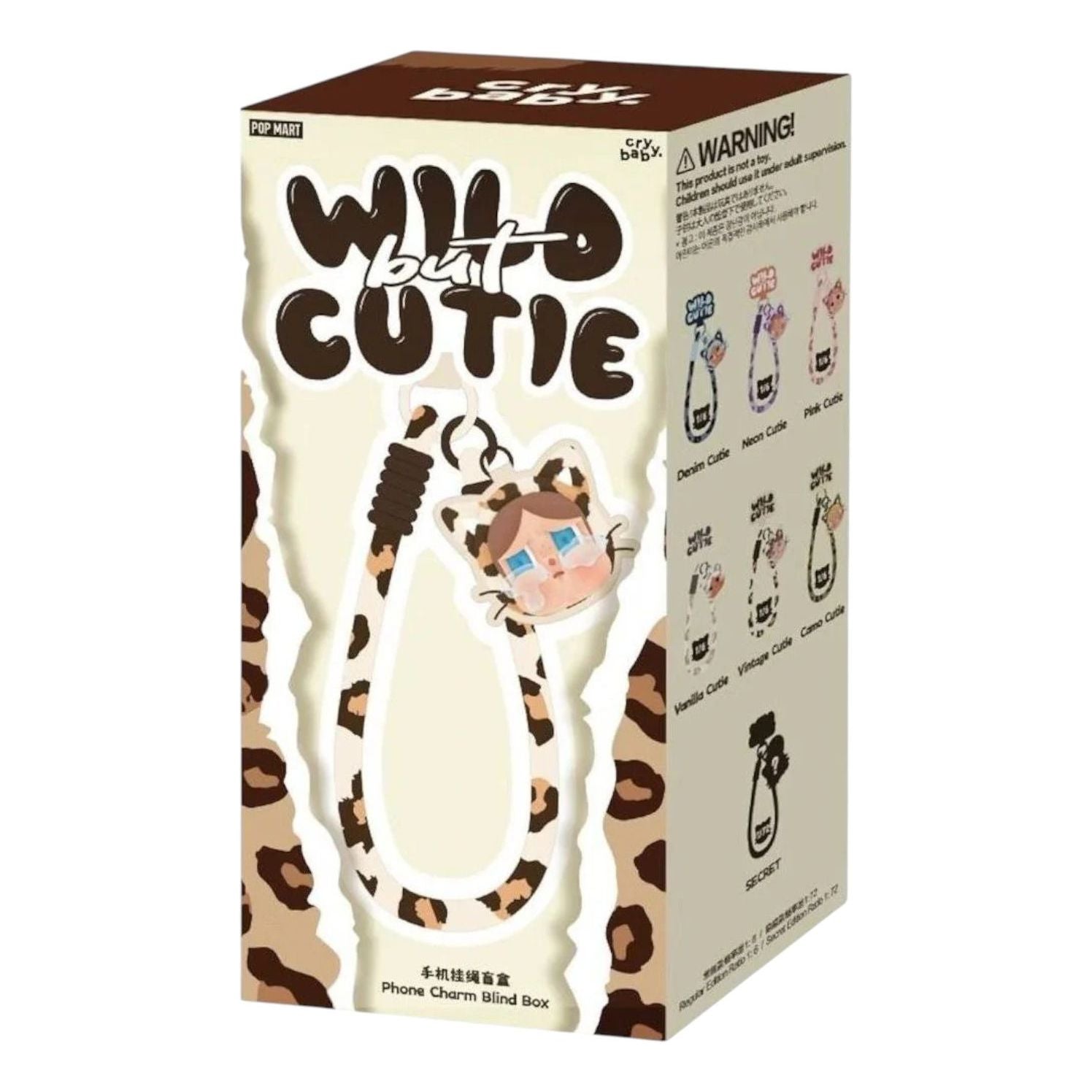 Pop Mart CryBaby Wild but Cutie Phone Charm Sealed Case (1 Blind Box) PPMT-2505-0011-859917777